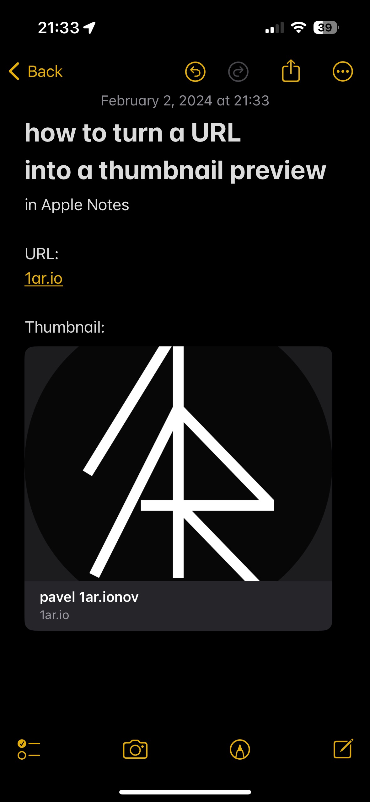 pasted thumbnail preview