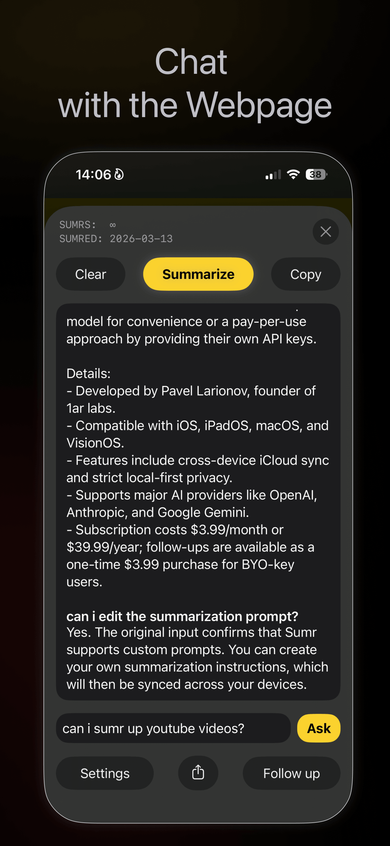Ask follow-up questions